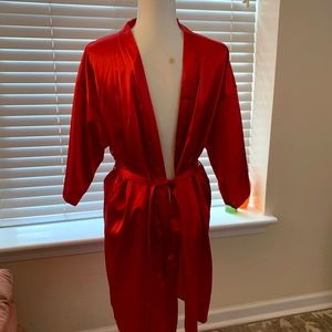 Red Silk Robe